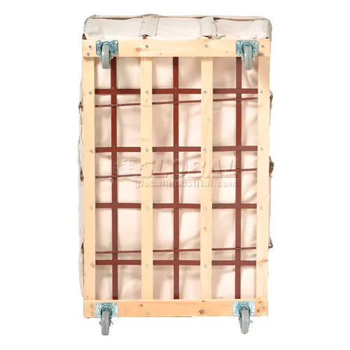 Global Industrial™ Basket Bulk Truck, Canvas, 24 Bushel Capacity