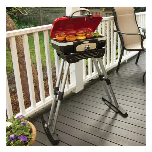 Cuisinart Petite Gourmet Portable Gas Grill with Versa Stand (CGG180C) - PuriLite