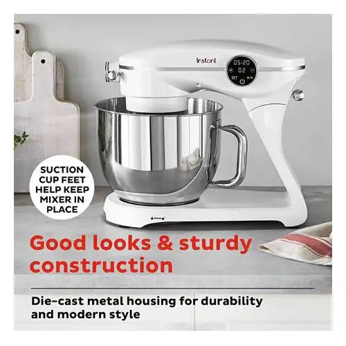 Instant 7.4 Quart Stand Mixer Pro - White (140-1560-01) - PuriLite