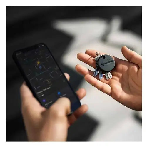 Chipolo ONE Spot Item Finder 4 Pack - Works with the Apple Find My - Black (CH-C21M-4GY-R-FR/EN)