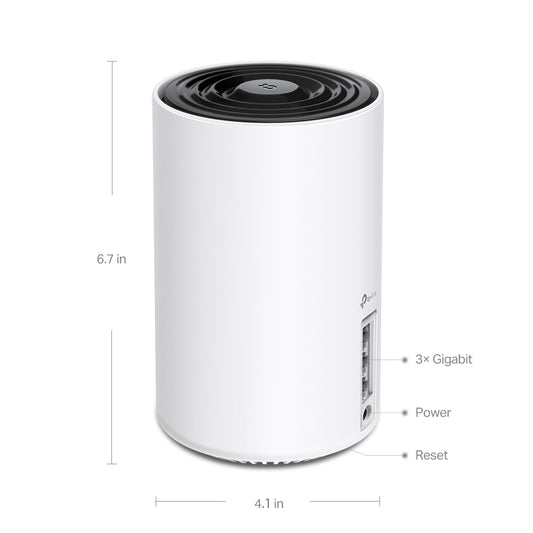 TP-Link Network Deco XE75(3-pack) AXE5400 Whole Home Mesh Wi-Fi 6E System - PuriLite
