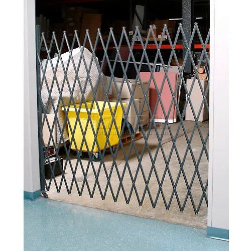 Global Industrial™ Single Folding Security Gate, 5-1/2'W x 5'H