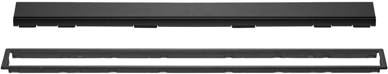 Schluter Systems Kerdi-Line 3/4" Frame 36" Solid Design Grate Assembly Black (KL1AR19MGS90)