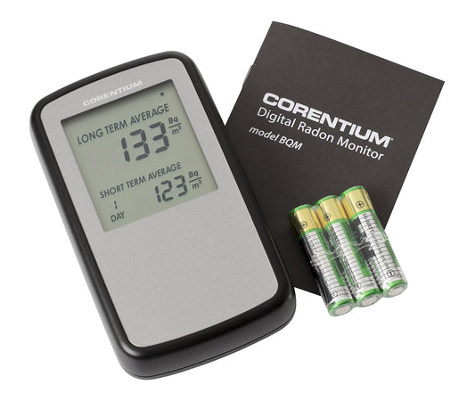 AIRTHINGS Corentium Home , Radon Gas Detector, Canadian Version in Bq/m, grey - PuriLite