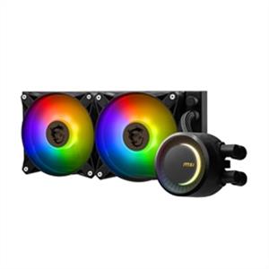 MSI Fan CLE240 MAG CORELIQUID E240 AIO Liquid CPU Cooler 240mm Radiator - PuriLite