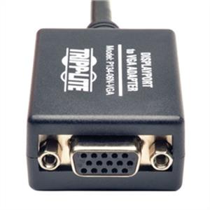 Tripp Lite Cable P134-06N-VGA 6in Displayport to VGA Adapter Male/Female Black - PuriLite