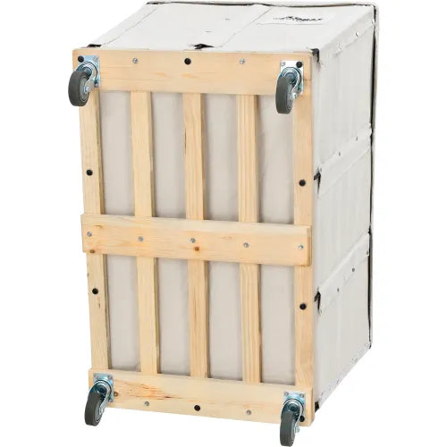 Global Industrial™ KD, 20 Bushel, Canvas Basket Bulk Truck