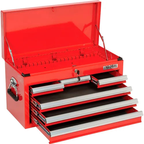 Global Industrial™ 25-15/16" x 12-1/16" x 14-3/4" 6 Drawer Red Tool Chest
