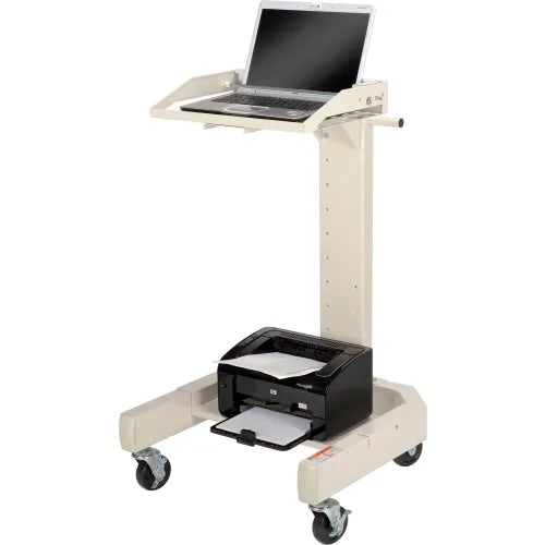 Global Industrial™ Orbit Mobile Laptop Cart, Beige