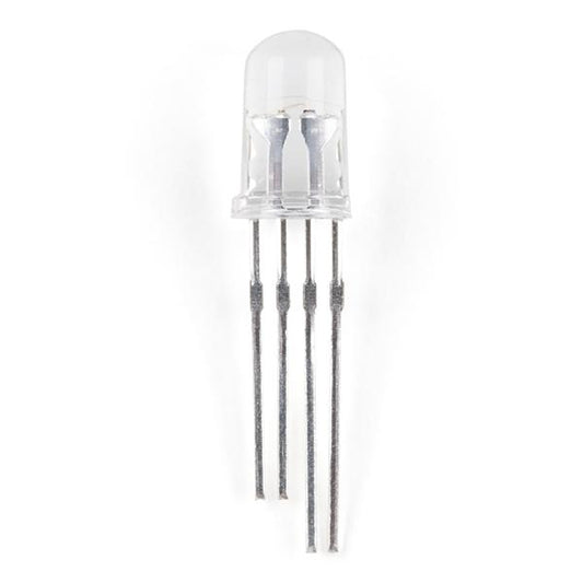 LED - RGB Addressable, PTH, 5mm Clear (5 Pack)