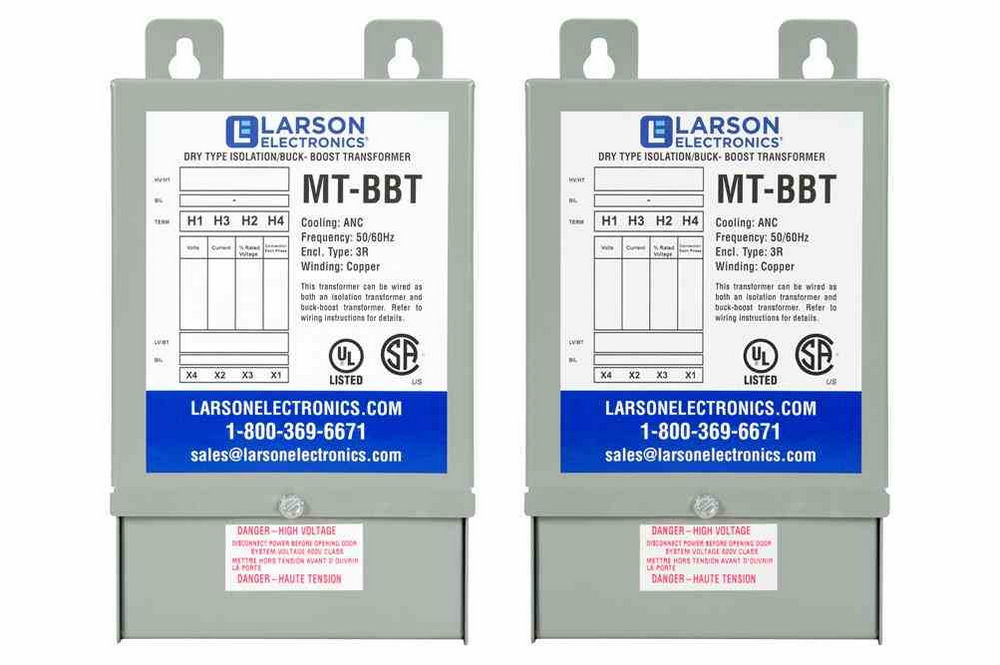 3-Phase Delta Buck/Boost Step-Down Transformer - 236V Primary - 208V Secondary -12.4 Amps -50/60Hz