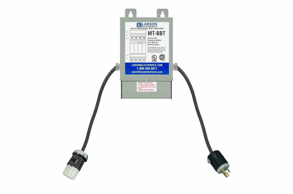 1-Phase Buck/Boost Step-Up Prewired Transformer - 208V Primary - 236V Secondary - 10.94 Amps - 50/60Hz