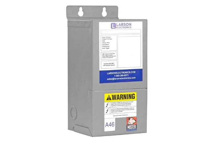 1-Phase Buck/Boost Step-Up Transformer - 208V Primary - 236V Secondary -10.9 Amps -50/60Hz