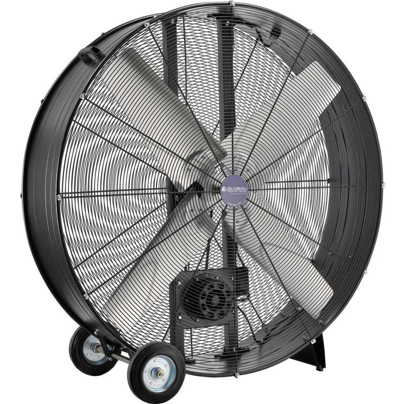 Global Industrial™ 48" Portable Drum Blower Fan, 19500 CFM, 1-1/2 HP, 1 Phase