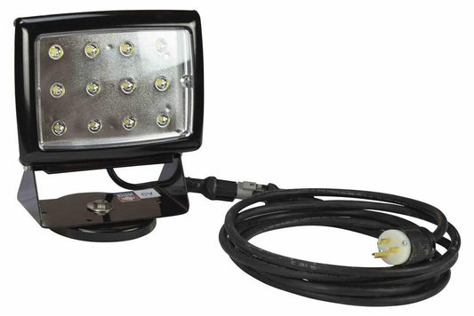 High Intensity LED Blasting Light w/ 200lb. Grip Magnetic Base - 120 Volts AC - 12 3.3-Watt LEDs
