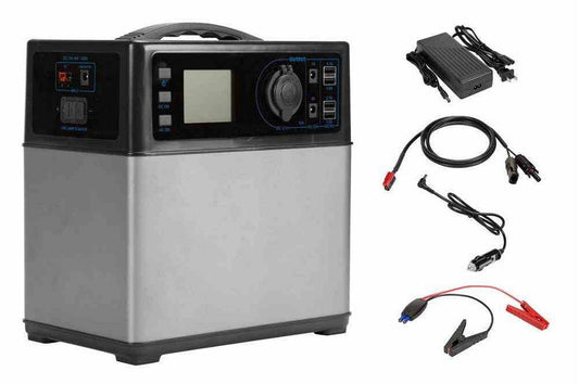 Portable Solar Power Battery Pack with 400Wh Capacity - Photovoltaic (PV) Capable