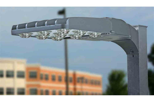 290W LED Street Light - 7 High-Intensity LEDs - 28,000 Lumens - 120-277V AC - Adjustable Tilt