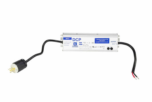 Waterproof DC Power Supply - 90-264 Volts AC to 24 Volts DC for LED Lights - General App Cord Cap