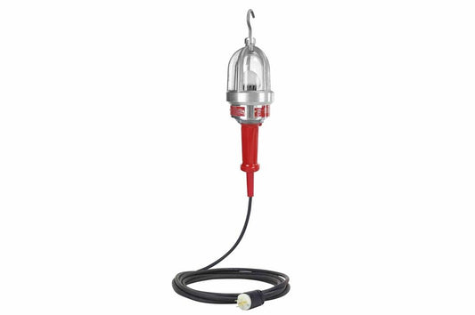Explosion Proof LED Drop Light / Trouble Light - 10 Watt LED - 15 Meter SOOW Cord - 24V AC/DC