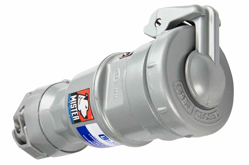 Explosion Proof Connector Outlet - 15 Amp Rated - Locking Cap - 120V