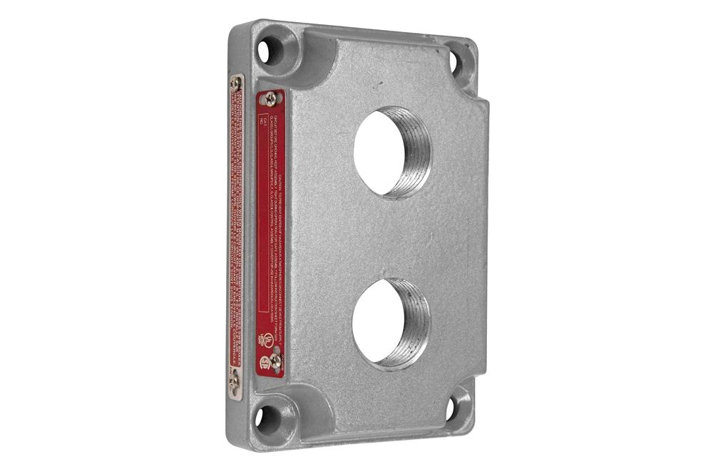 Explosion Proof Device Cover, (2) 3/4" Hubs, Compatible w/ EPD-DB-1G Device Box