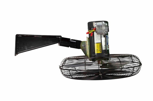 24" Electric Explosion Proof Fan - 7980 CFM - 24 inch - Extended Wall Mount - C1D1 & C2D1