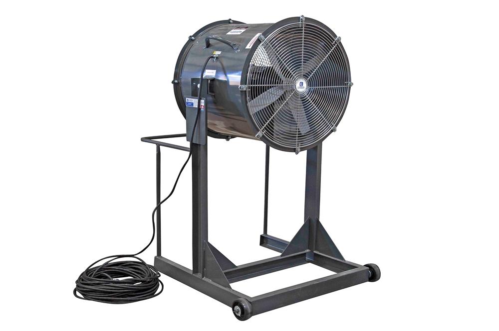 36" Explosion Proof High Velocity Fan - 14850 CFM - 1-1/2 HP - Class I Group D; Class II Groups F&G
