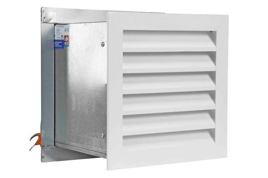 12" Explosion Proof Exhaust Fan - C1D1 - 850 CFM - Motorized Louvers - Wall Mount - Group B Hydrogen