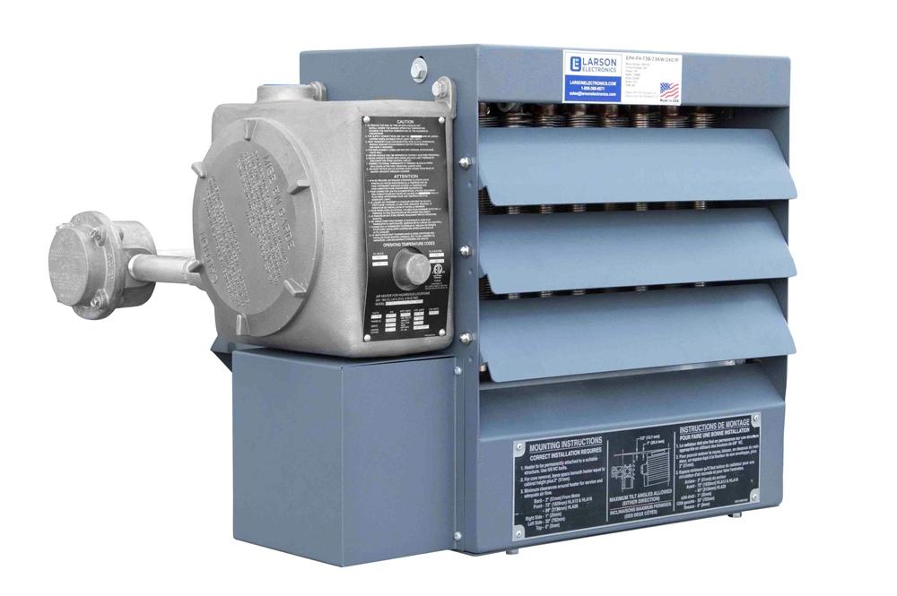 10,000W Explosion Proof Heater - Forced Fan Heater - C1D1, C2D1 - 240V 1PH - 1500 CFM