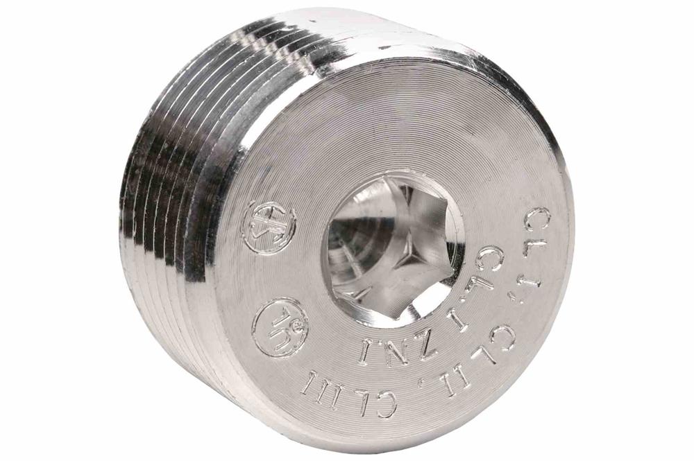 1/2'' NPT Threaded Recessed Aluminum Conduit Plug for Explosion Proof Junction Boxes