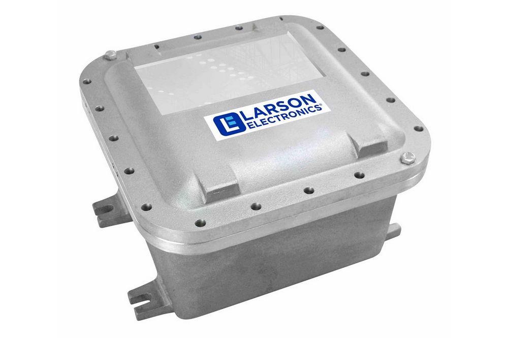 Explosion Proof Enclosure - 8" x 12" x 6" Int. Dims. - C1D1 - (2) 2" Taps - Viewing Lens