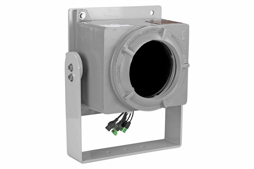 Explosion Proof Fisheye Camera Enclosure - Cast Aluminum - 0.75" NPT Hub - Surface Mount - Classes I, II, & III Divisions 1 & 2