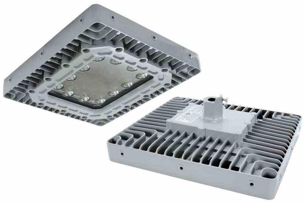 480V Class I Division 1 Explosion Proof 100 Watt High Bay LED Light Fixture - Paint Spray Booth
