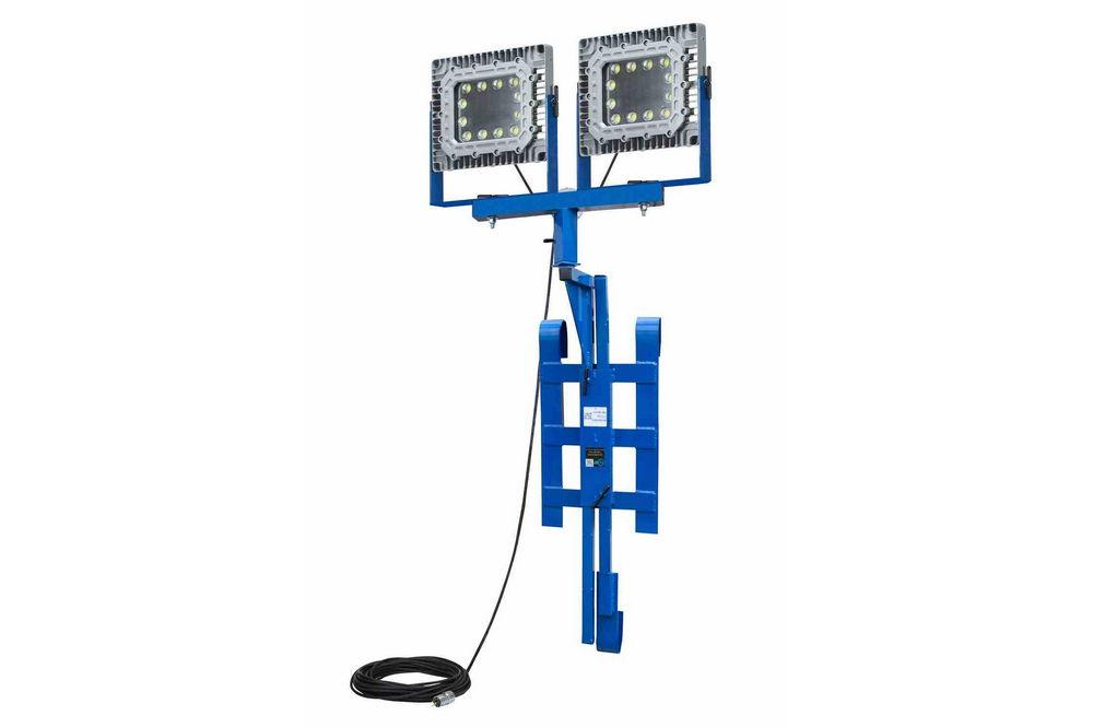300 Watt Explosion Proof LED Light - Adustable J-Bracket Mount - Dual 150 Watt LED Light Heads