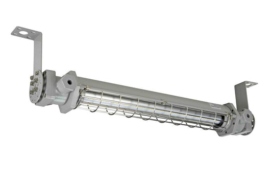 40W Explosion Proof Low Profile LED Fixture - Class I, II, III - 5,400 lms - 50' SOOW Cord w/ EXP Cord Cap