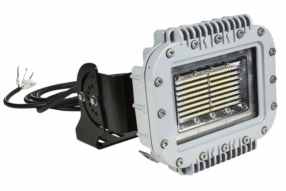 Explosion Proof 70 Watt Wall Mount Low Profile LED Light 6000 lumens - Class 1 Div 1 Class 2 Div 1