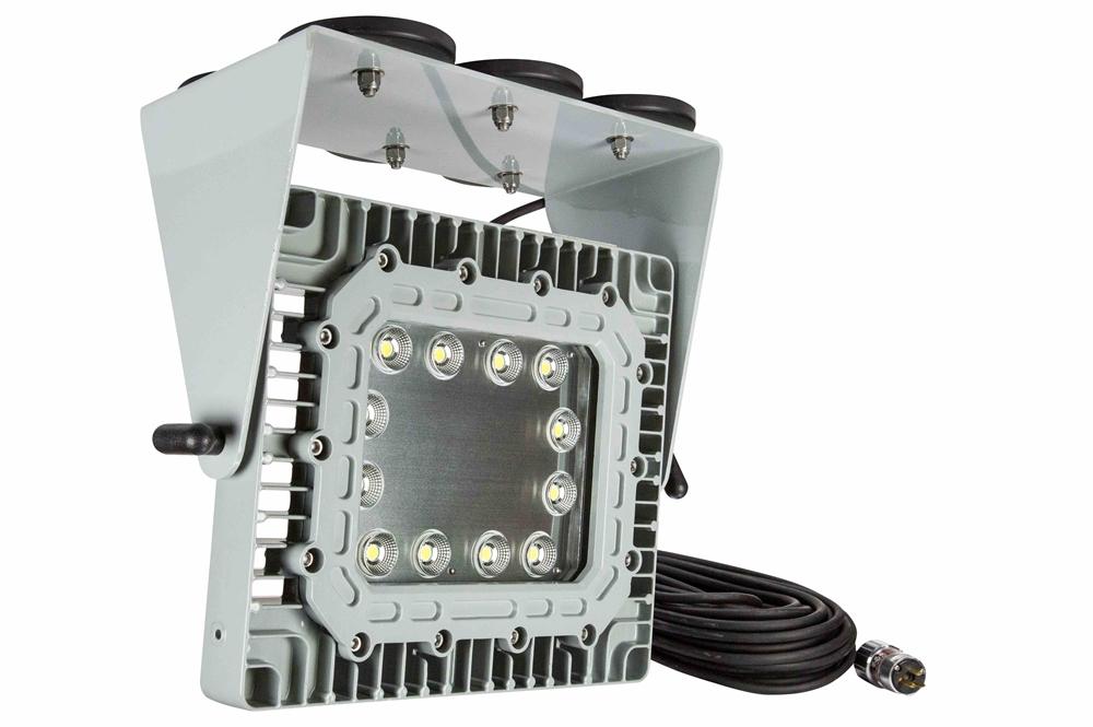 Magnetic Ceiling Mount Explosion Proof 150 Watt LED Light Fixture - 21,000 Lumens - CID1 - Twistlock