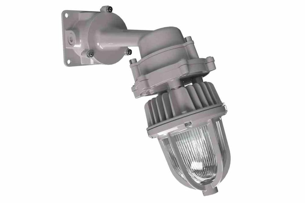 15W Explosion Proof Colored LED Light, C1D1, 120-277V, 2,250 lms, 25° Wall Mount, Mason Jar / Jelly Jar