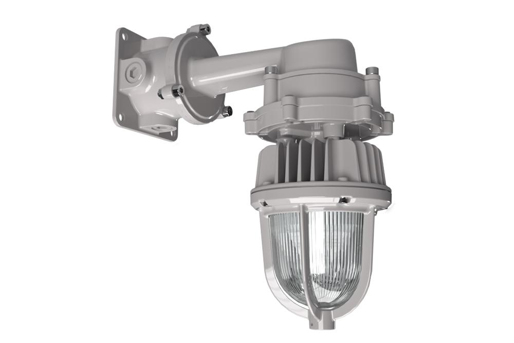 15W Explosion Proof Colored LED Light, C1D1, 347/480V, 2,250 lms, Wall Mount, Mason Jar / Jelly Jar