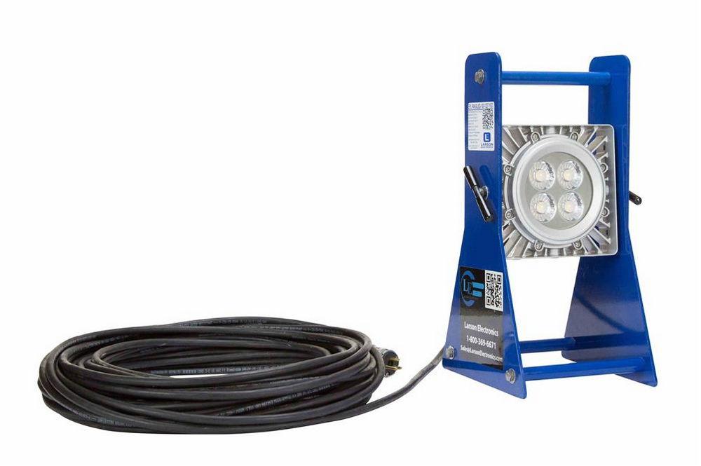 30W Portable Explosion Proof Mini UV LED Brick Light - C1D1/C2D1 - Aluminum - 120-277V - 150ft Cord - PuriLite