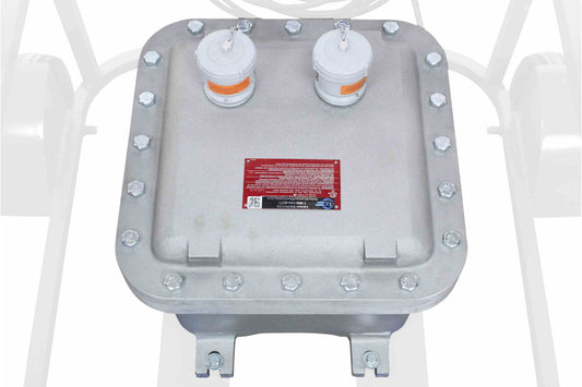 Larson Explosion Proof Transformer - 120-277 VAC Input -12/24V DC Output w/ 2 Outlet