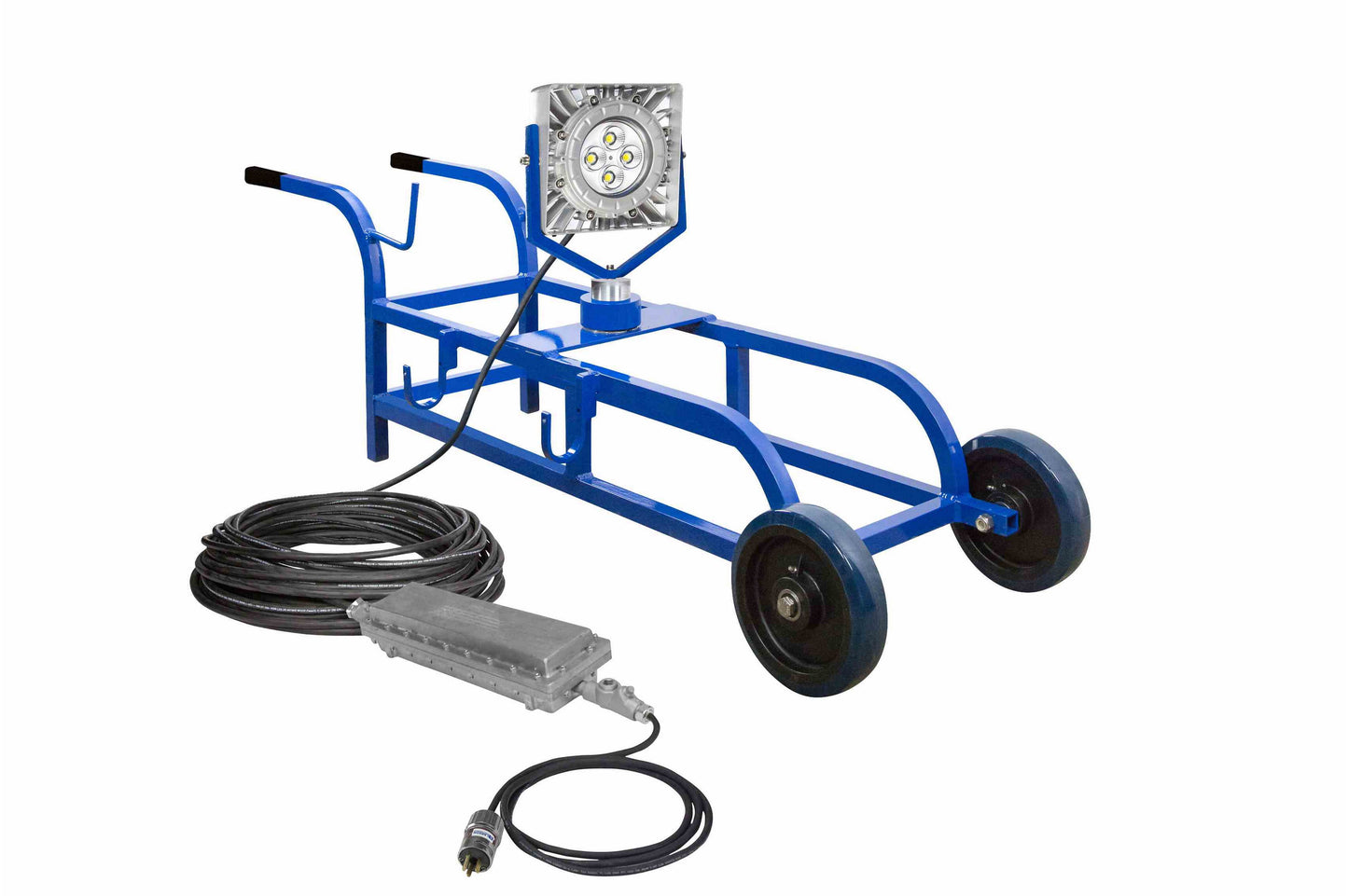 Larson 50W EXP LED Light - 6,250 Lm - Cart Mount - Quick Change Mount - C1D1 - 100' 12/3 SOOW - Inline