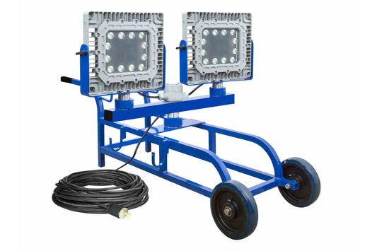 Larson 300W EXP LED Light - 42,000 Lm - Cart Mount - Quick Change Mount - C1D1 - 100' 16/3 SOOW - GEN Plug