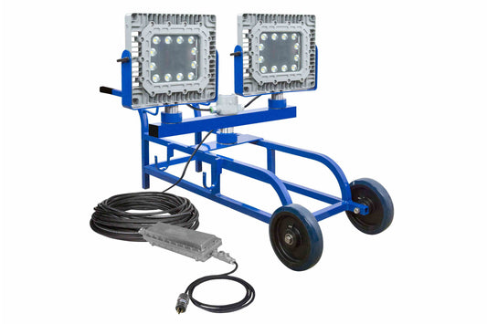 Larson 300W EXP LED Light - 42,000 Lm - Cart Mount - Quick Change Mount - C1D1 - 100' 12/3 SOOW - Inline