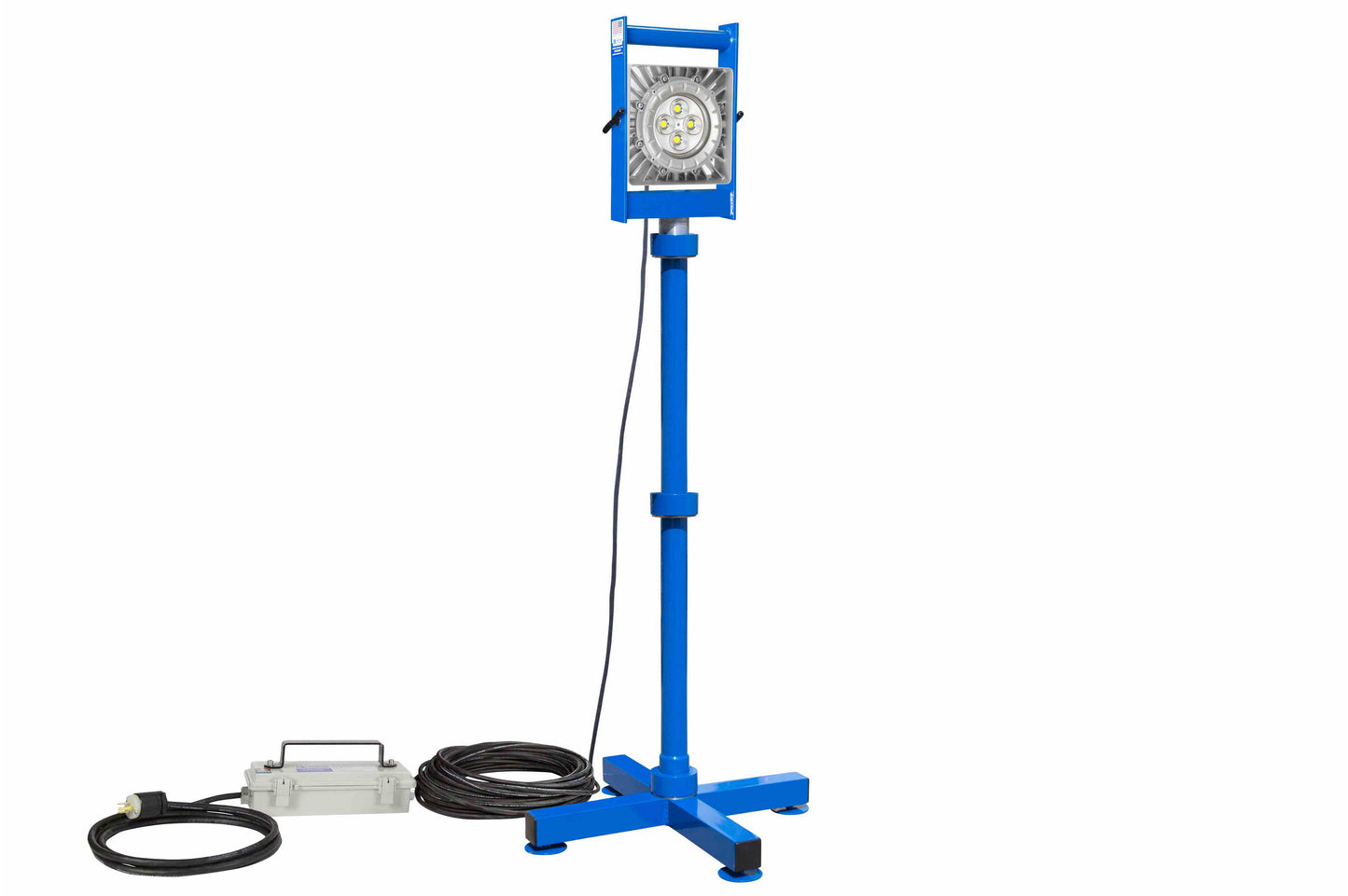 Larson 50W EXP LED Light - 6,250 Lm - 5ft Stand - Quick Change Mount - C1D1 - 100' 12/3 SOOW - GEN Plug