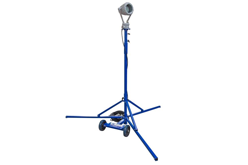 Explosion Proof Light - 250 Watt - Quadpod Mount - 100 foot Cord with Explosion Proof Plug