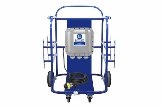 Portable Explosion Proof Power Supply - Battery Holders/Intl. Battery Charger, (3) EXP Receptacles