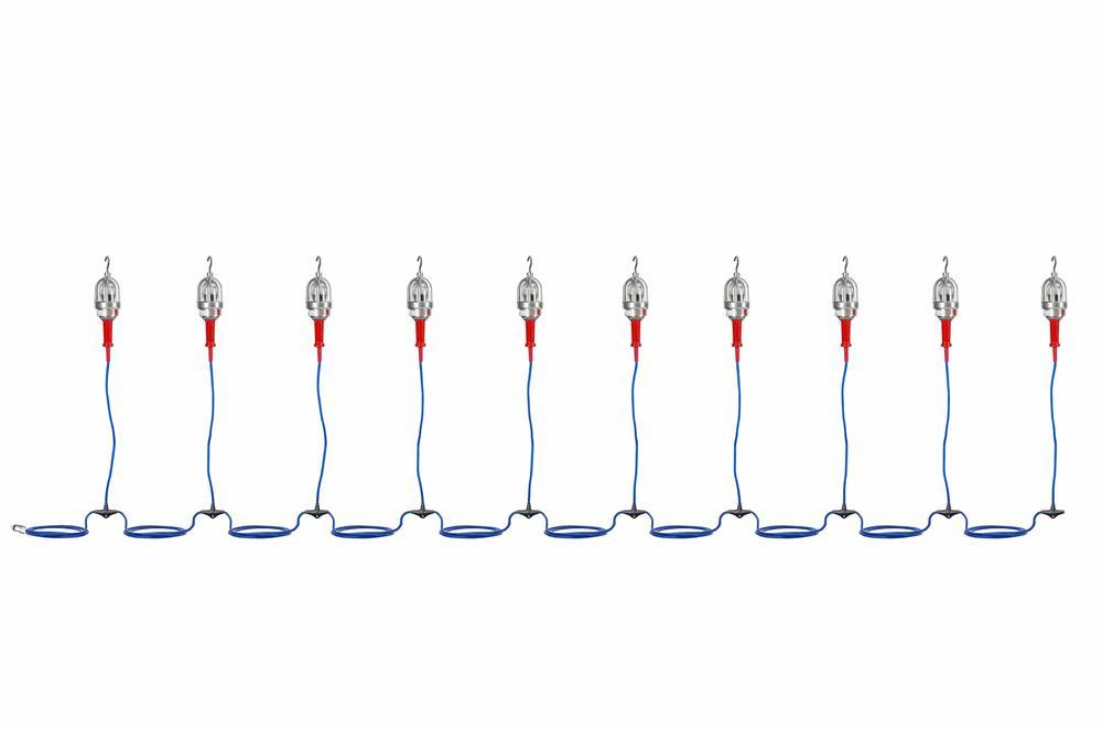 Explosion Proof LED String Lights - 10 lights - Class 1 Division 1 and Class 2 Division 1