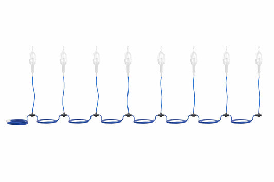 Larson Replacement Molded Wire Harness Backbone for 8-Lamp Explosion Proof String Lights - NO LAMPS