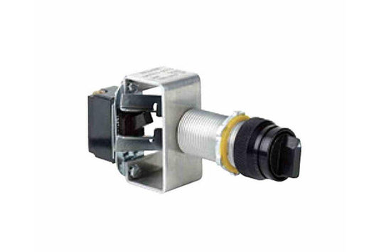 Explosion Proof Selector Switch - 600V AC - SPST Switch - Long Barrel - ON/OFF Nameplate